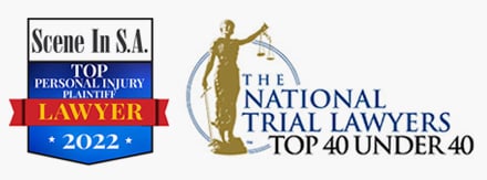 Scene in S.A. Top Personal Injury Plaintiff Lawyer 2022 The National Trial Lawyers Top 40 Under 40